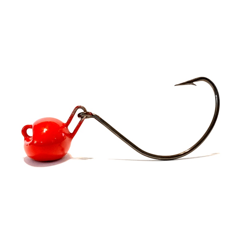 Red Live Bait Jig Heads 1/8oz 3/0