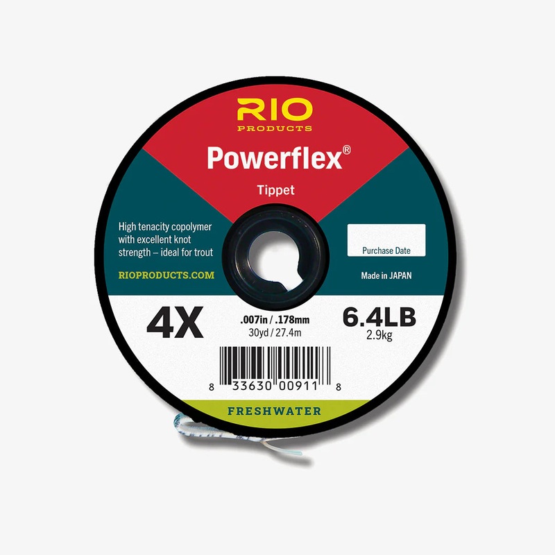 Rio Powerflex Tippet 30yd 20lb-25lb-30lb-35lb-40lb-50lb-60lb – Fly Fishing 20LB