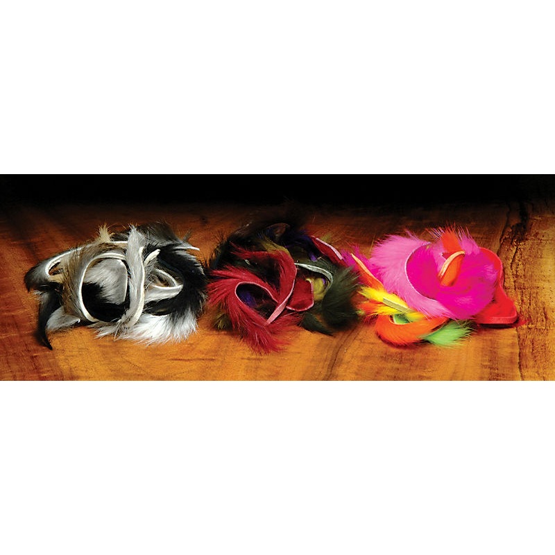 Hareline Strip Combo Dark Colors #2