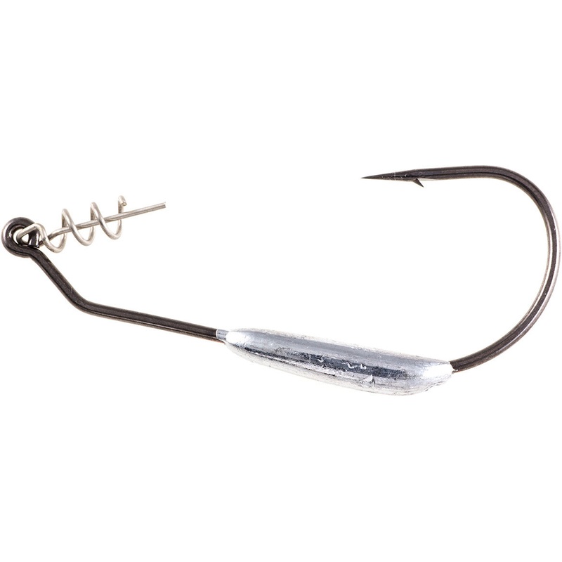 Owner 5167W Twistlock Light Weighted Bass Bait Hook 4/0 – 3/32 oz – 3 per pack