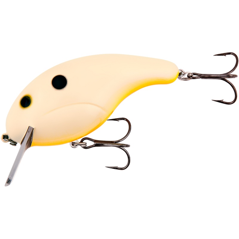 Bandit Rackit 2 3/4 inch Squarebill Crankbait Bone Orange Belly