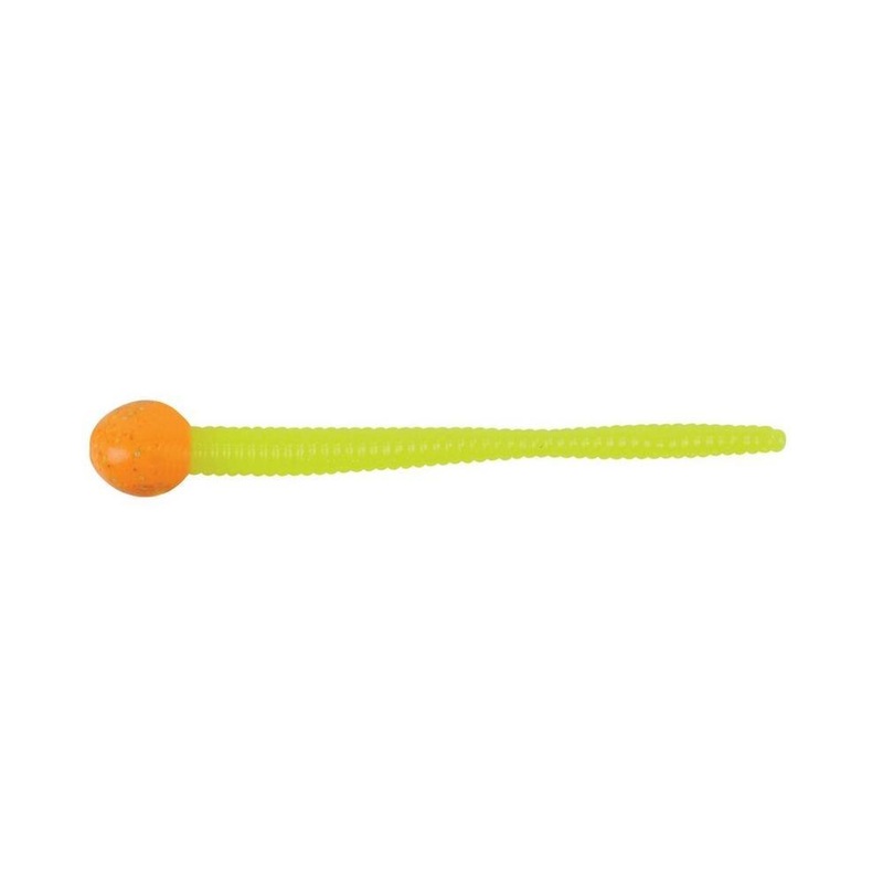 Berkley PowerBait Floating Mice Tails Fluorescent Red & Chartreuse 2″