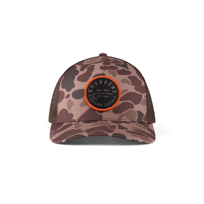 Grundens Hook Trucker Hat Duck Camo “One Size”