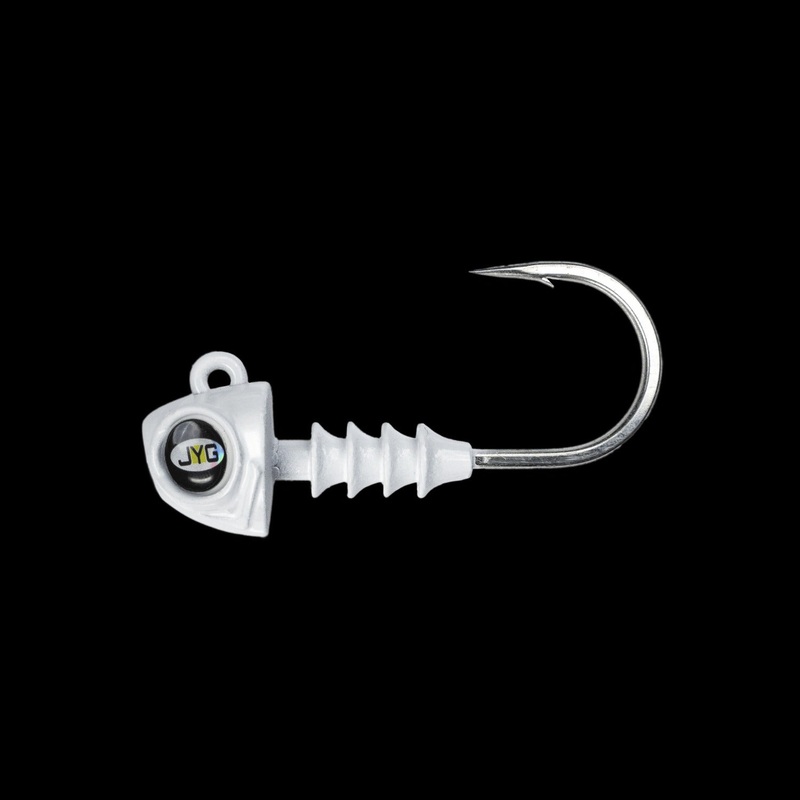 JYG Pro Fishing Swym 7″ Jig Heads 1oz (2 Pack) 2 Stroke
