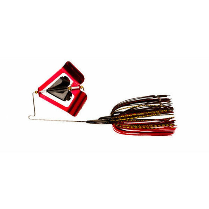 PERSUADER BLADE IN BLADE Black/ Red Fluorescent W/ Plastic 1/2oz.