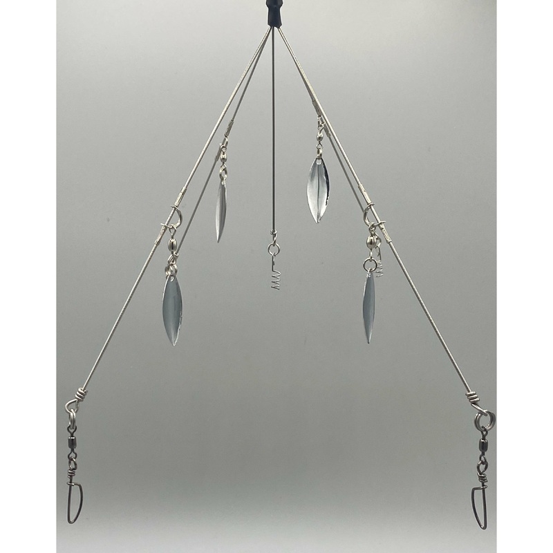 BAILEY RIGS UMBRELLA RIG 2 Hook A: 5 Wires 4 Blades 2 Hooks