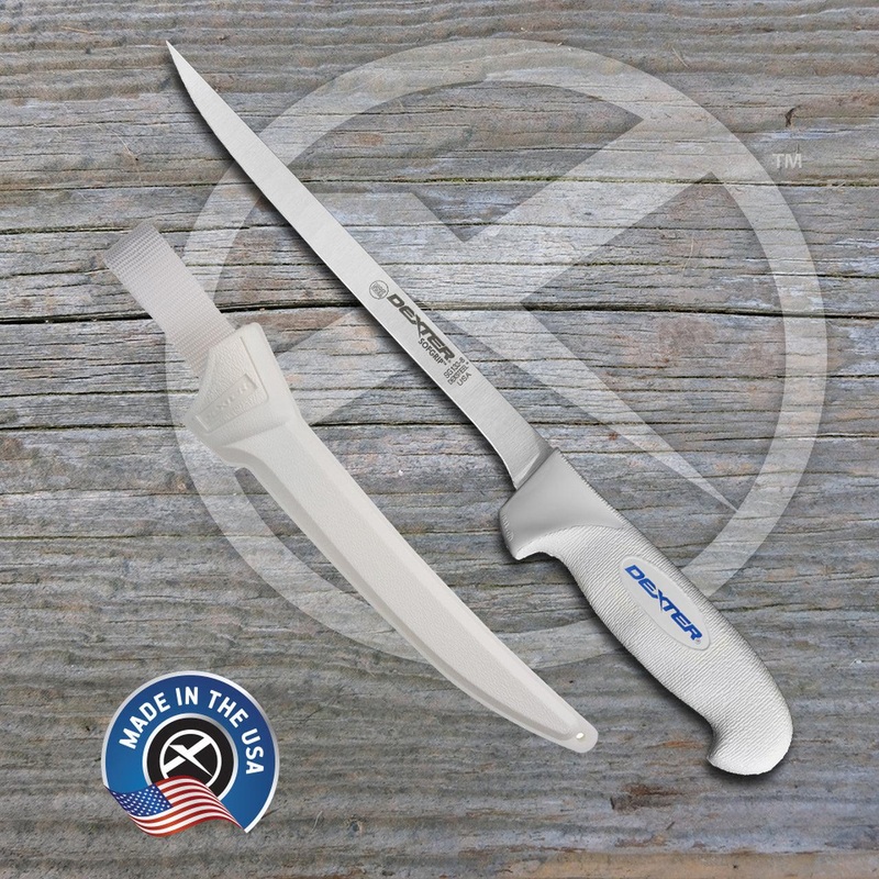 Dexter Russell SG133 Sofgrip Flexible Fillet Knives with Sheaths 8″ – SG133-8WS-1-PCP