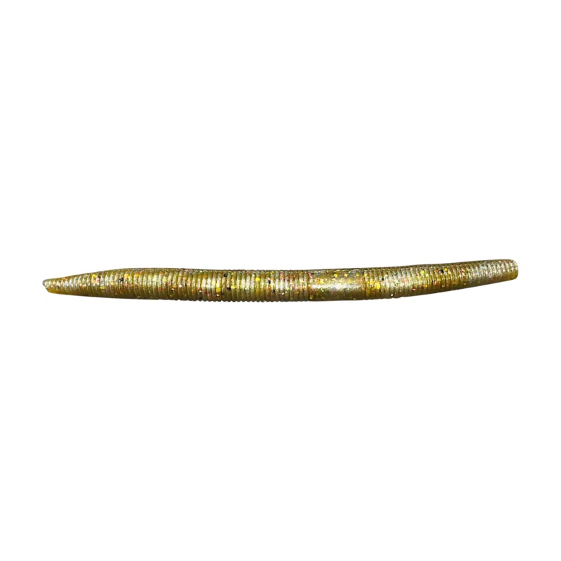 Gambler Fat Ace 6″ Stick Worm – 5 Pack June Bug 6″