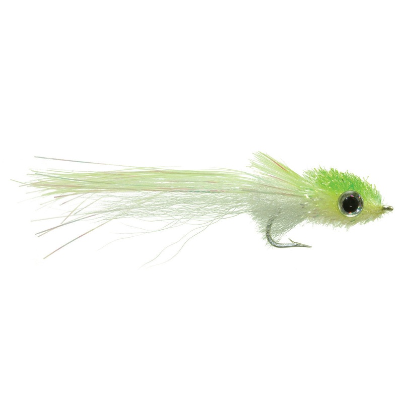 Umpqua Mini Murdich Minnow Chartreuse/White 4