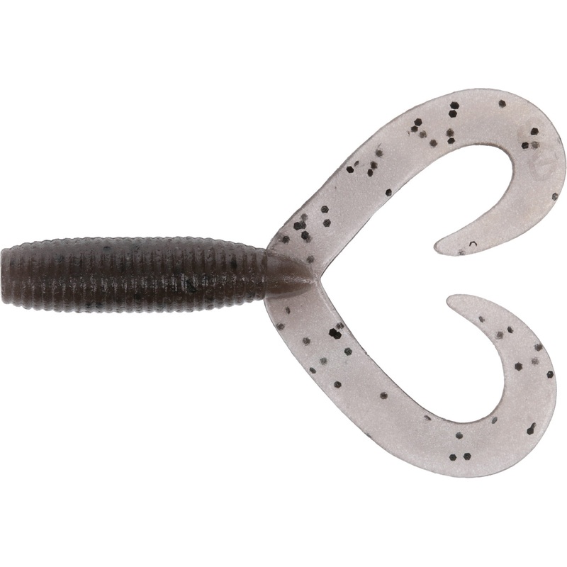 Gary Yamamoto 4 Inch Double Tail Grub – 20 pack Cinnamon Black