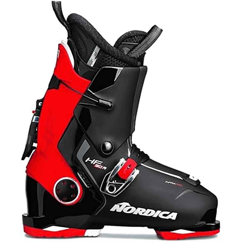 NORDICA HF 90 R BOOT DH SKI BOOT – BLACK/RED/ANTH           23/24 25.5