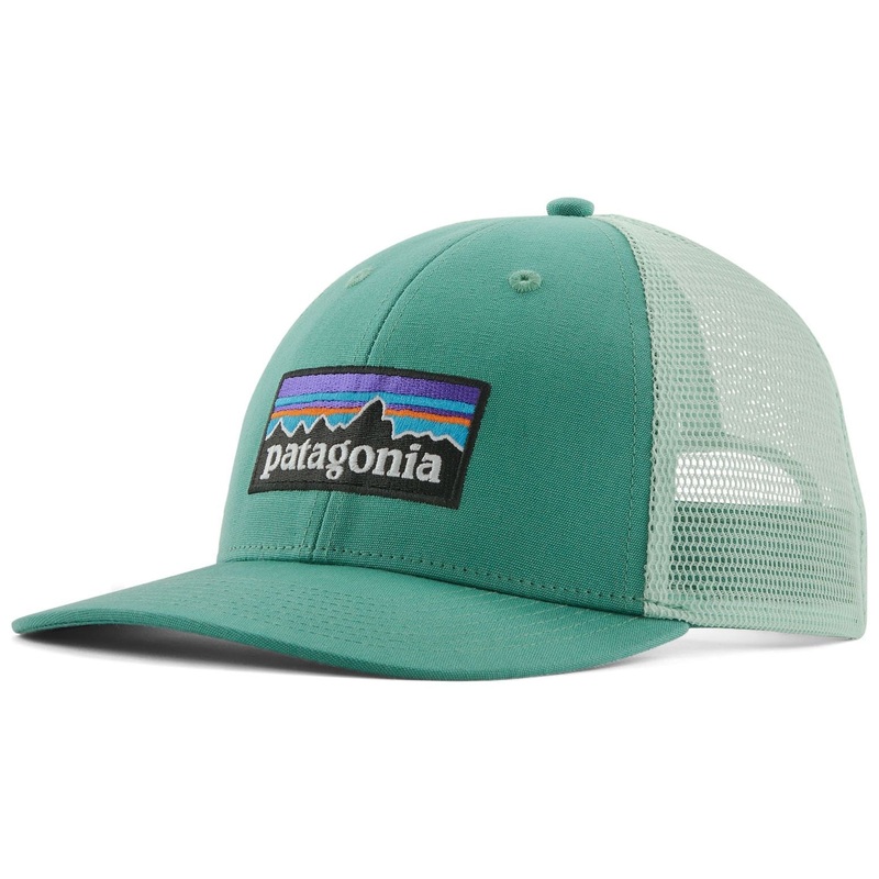 Patagonia P-6 Logo LoPro Trucker Hat Heartleaf Green Sale Heartleaf Green