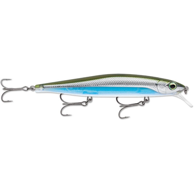 Rapala PXR Mavrik 110 Jerkbait – 4.375 Inch Back Shiner – 4.375 inch – 1/2 oz