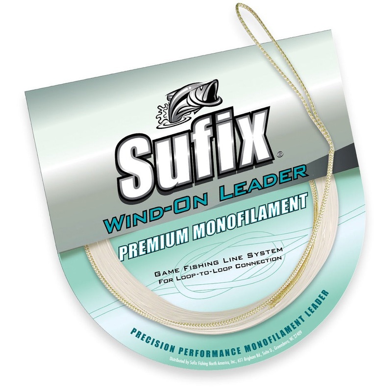 Sufix Wind-On Premium Monofilament Leader 200 lb / 11 yd