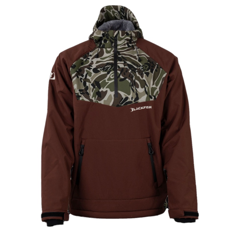 Blackfish Gale Softshell Pullover – Brown/Prym1 OS Woods –
