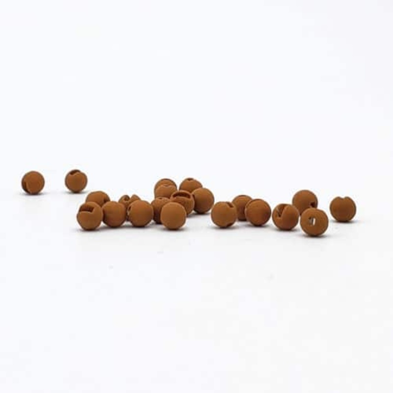 Firehole Stones Slotted Tungsten Beads 28 Piece Package – Almond Joy 5/64″ (2.0 mm)