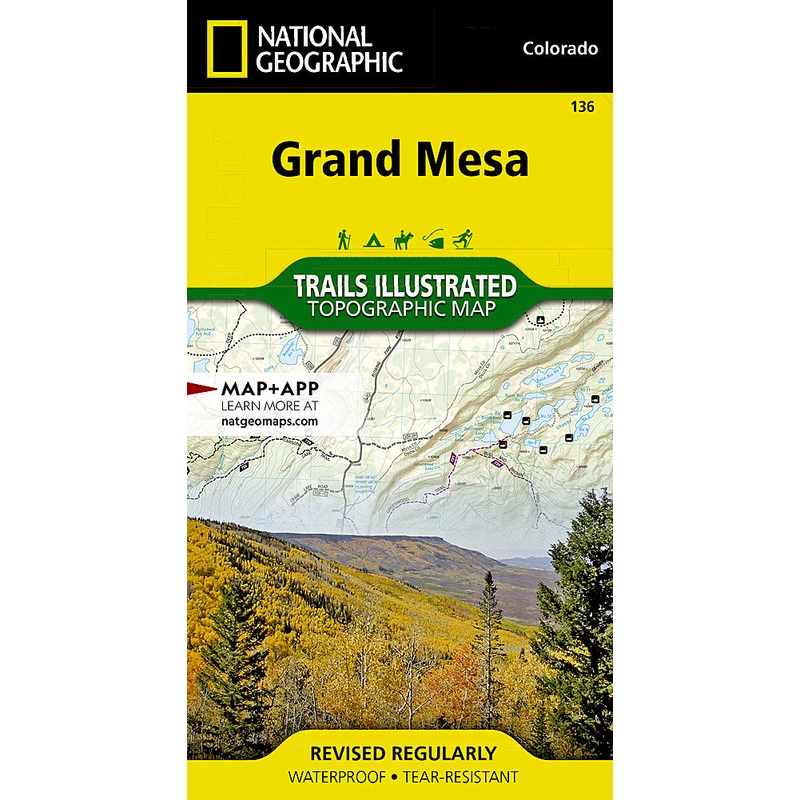 National Geographic – Grand Mesa Map #136