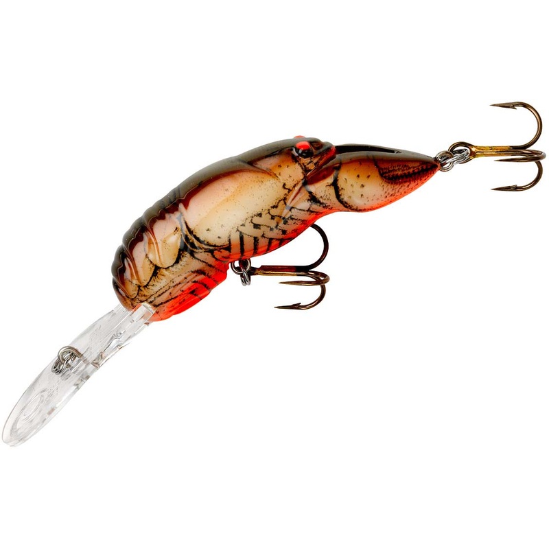 Rebel Deep Wee Crawfish Lure 2 3/8 inch Medium Diving Crankbait Brown
