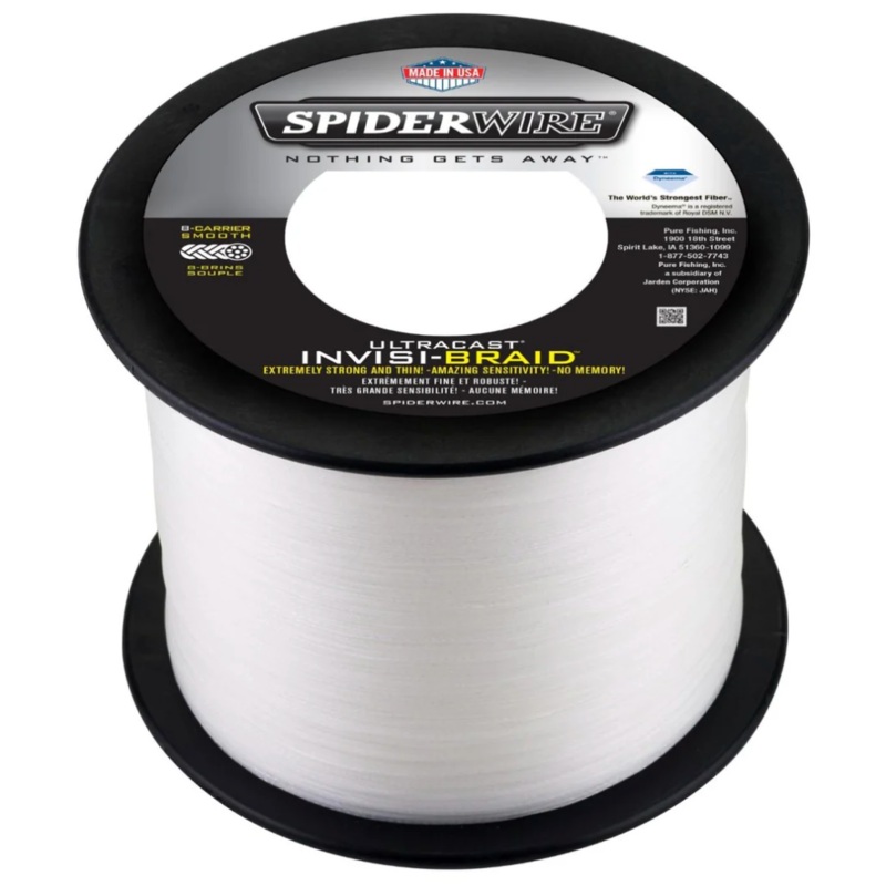Spiderwire Ultracast Braid, Superline, 10lb test, 2187yd Invisabraid