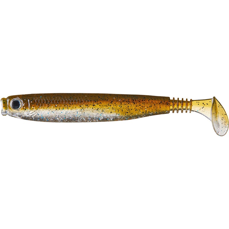 G-Ratt Baits Thin Swim Soft Plastic Baitfish – 3 Inch Chartreuse Blue 3 inch