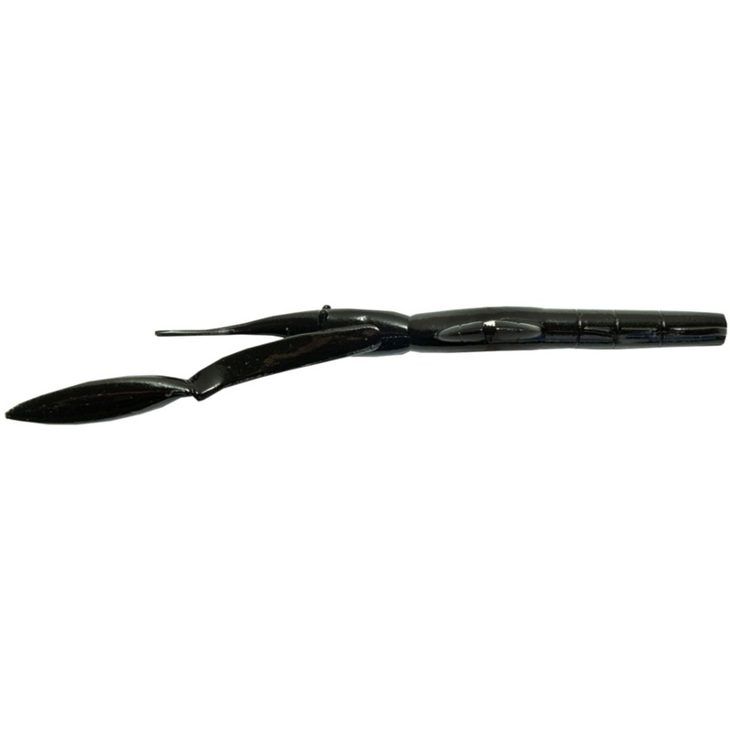 Keitech Neco Camaron 5 Inch Soft Plastic Craw – 7 Pack Black