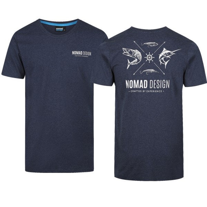 Nomad Design Short Sleeve Casual T-Shirt – Wayfarer Blue Medium
