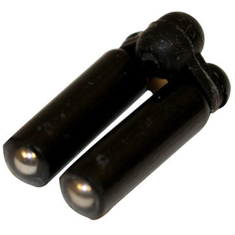 Northland Tackle Buck-Shot Rattle Shell Jig Head Accessory Black Single – 10 Pack