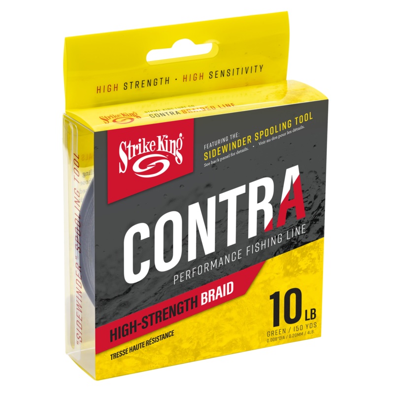 Strike King Contra Braid – Green 8 pound 150 yards