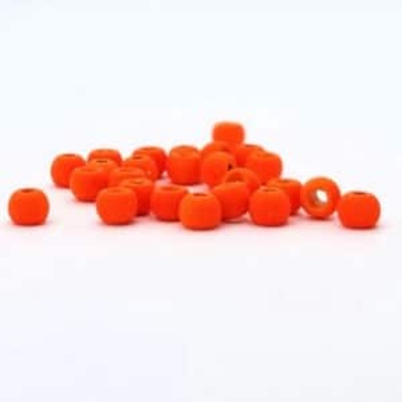 Firehole Stones Round Tungsten Beads 36 Piece Package – Fire Orange 5/64″ (2.0 mm)