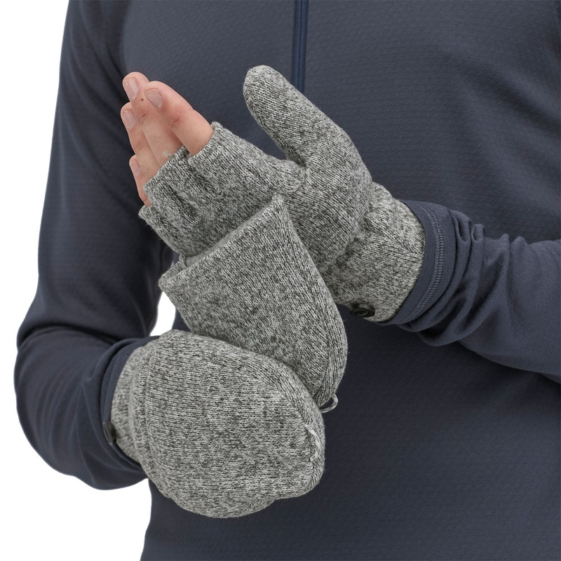 Patagonia Better Sweater Gloves Birch White / BCW XS