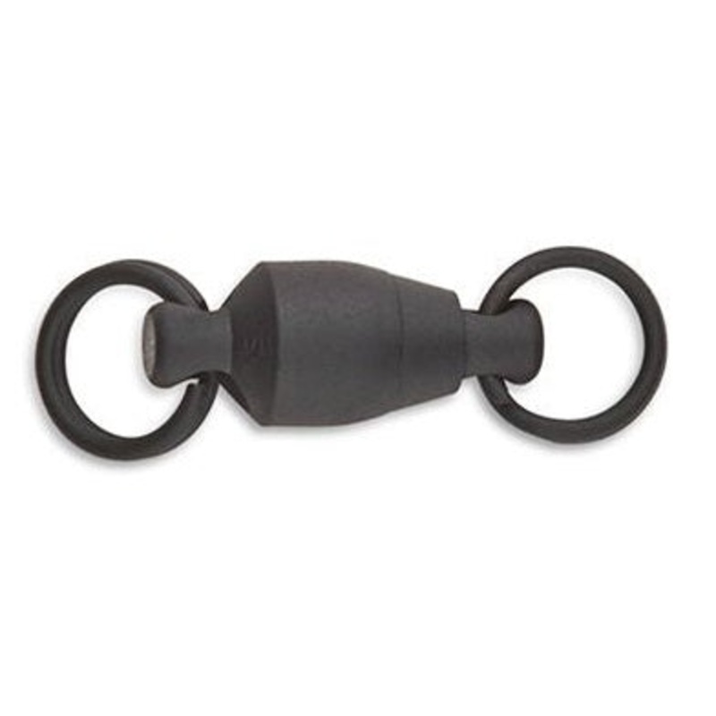 Sampo Ringed Swivel Black 1 – 10 pound – 3 pack