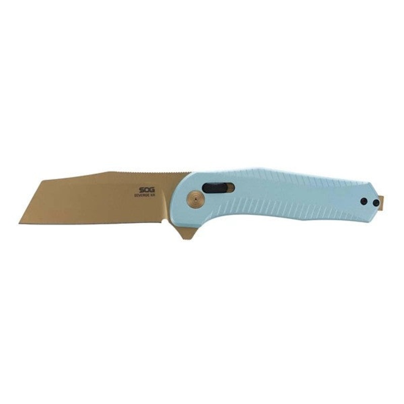 SOG Diverge XR Folding Knife, 3″ Sheepfoot Blade