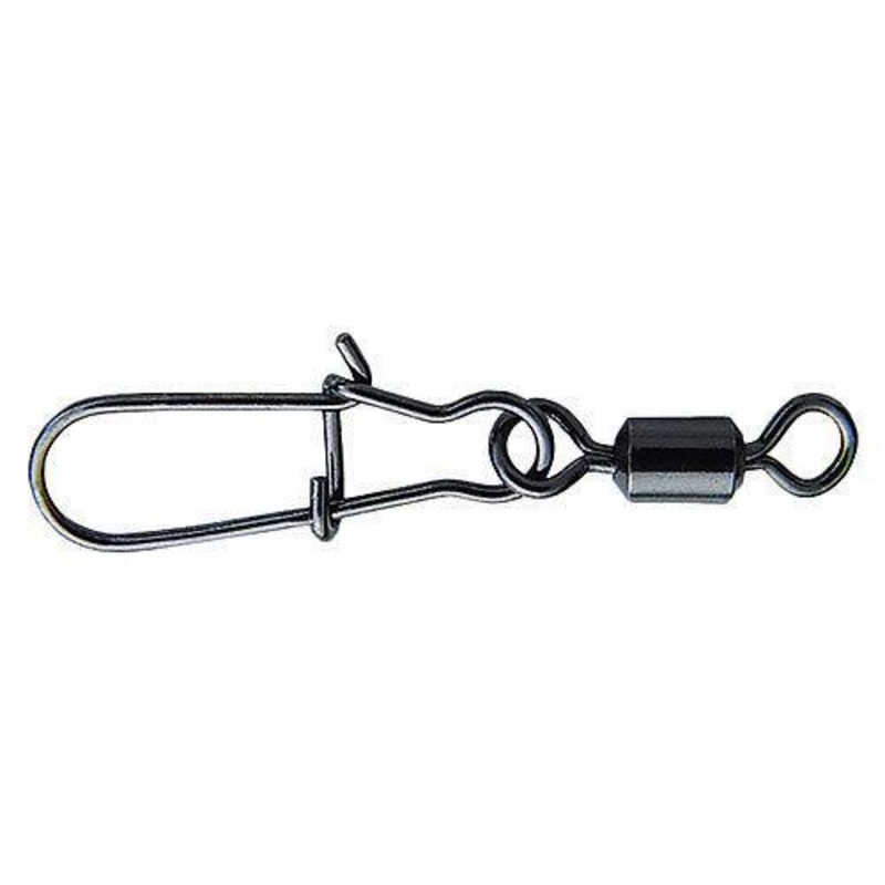 Tsunami Pro Strong Swivels with Round Snap Size 4 – 80 lb test – Q’ty/Pk 15
