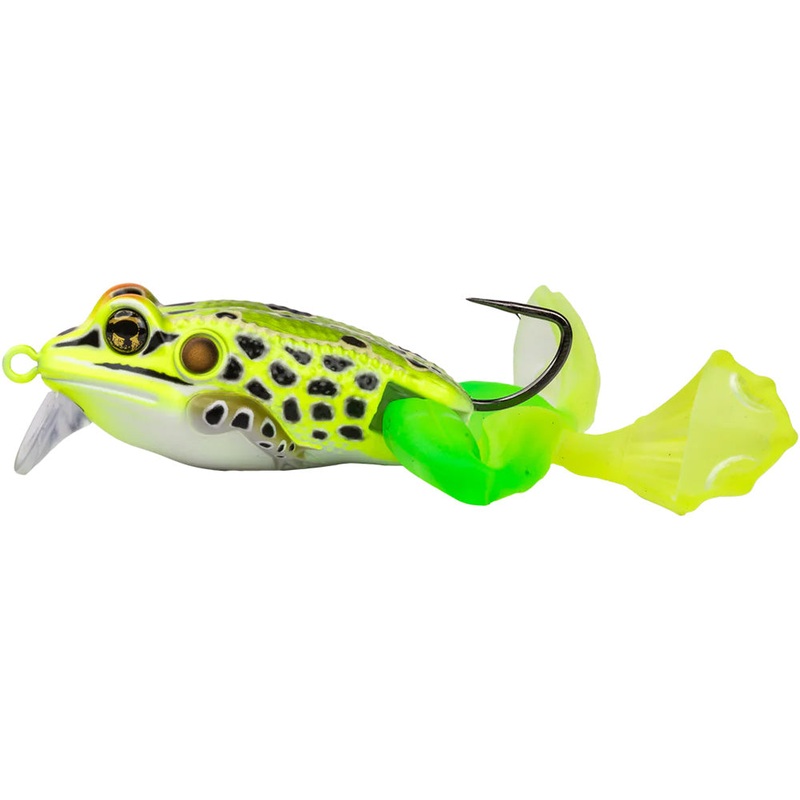 LIVETARGET Ultimate Frog Diver Bait – 2 Inch Albino & White 2 inch – 3/4 oz