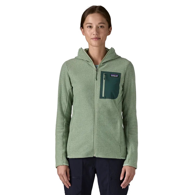 Patagonia W’s R1 Air Full-Zip Hoody Brisk Purple / BKPL XXS