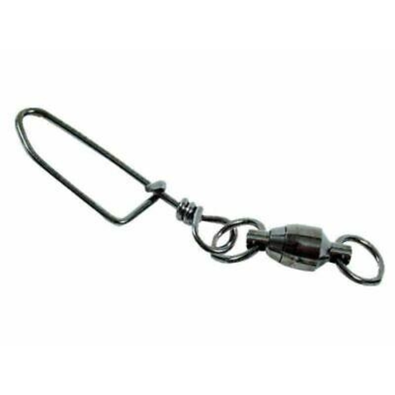 Tsunami TBBSCL Ball Swearing Swivels with Coastlock Snap Size 0 – 16 lb test – Q’ty/Pk 6