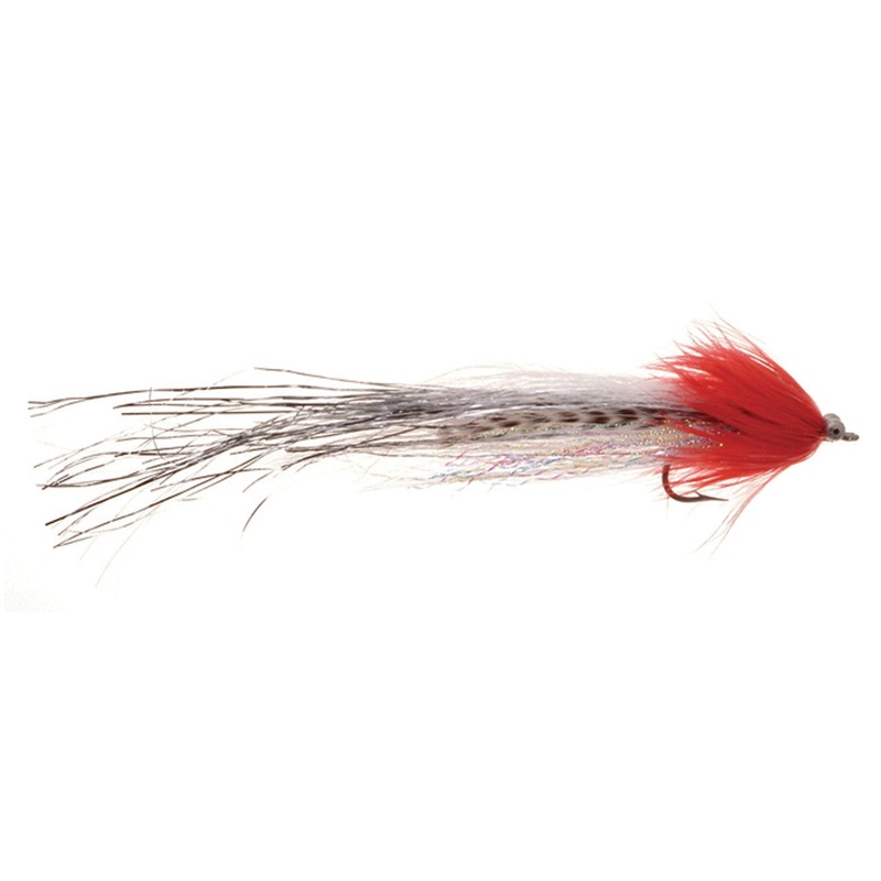 Umpqua Flashtail Whistler #3/0 Red/White #3/0