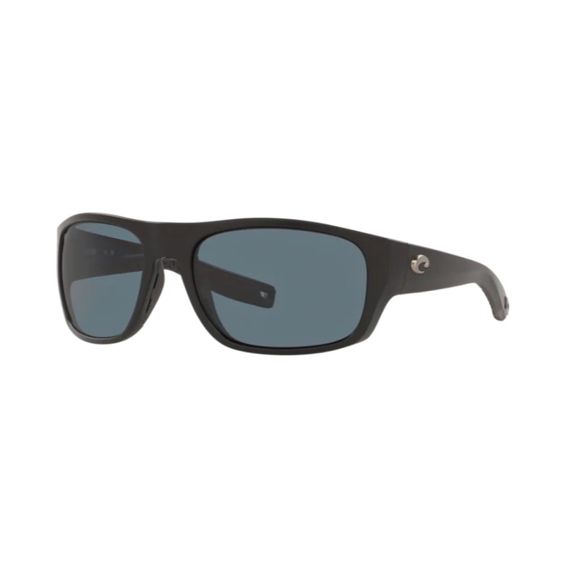 Costa Del Mar Tico Matte Black Polycarbonate Grey Polarized