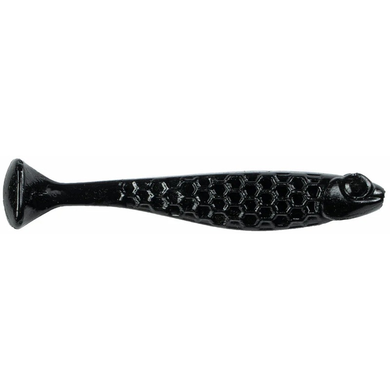 NetBait Finiki Sonix Shad Swimbait – 2.75 Inch Black 2.75 Inch