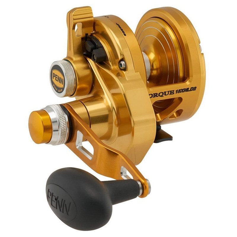 Penn TRQ15XNLD2 Torque Lever Drag 15XN RH Lever Drag, Gold