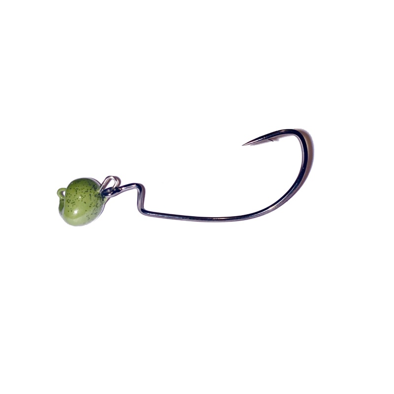 Pepper Pumpkin EWG Bass Swing Jigs 1/4oz 4/0