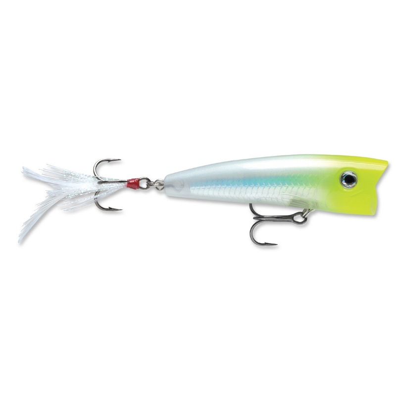 Rapala XRP-07 X-Rap Pop Topwater Popper – 2.75 Inch Chartreuse Ghost