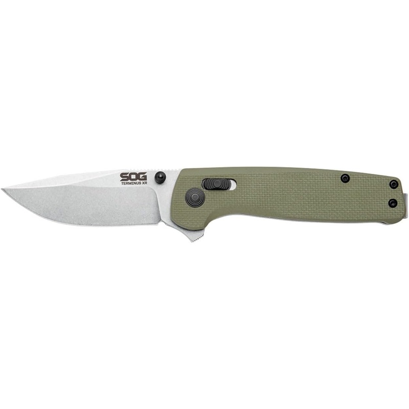 SOG Terminus XR Folding Knife, G10, Olive Drab