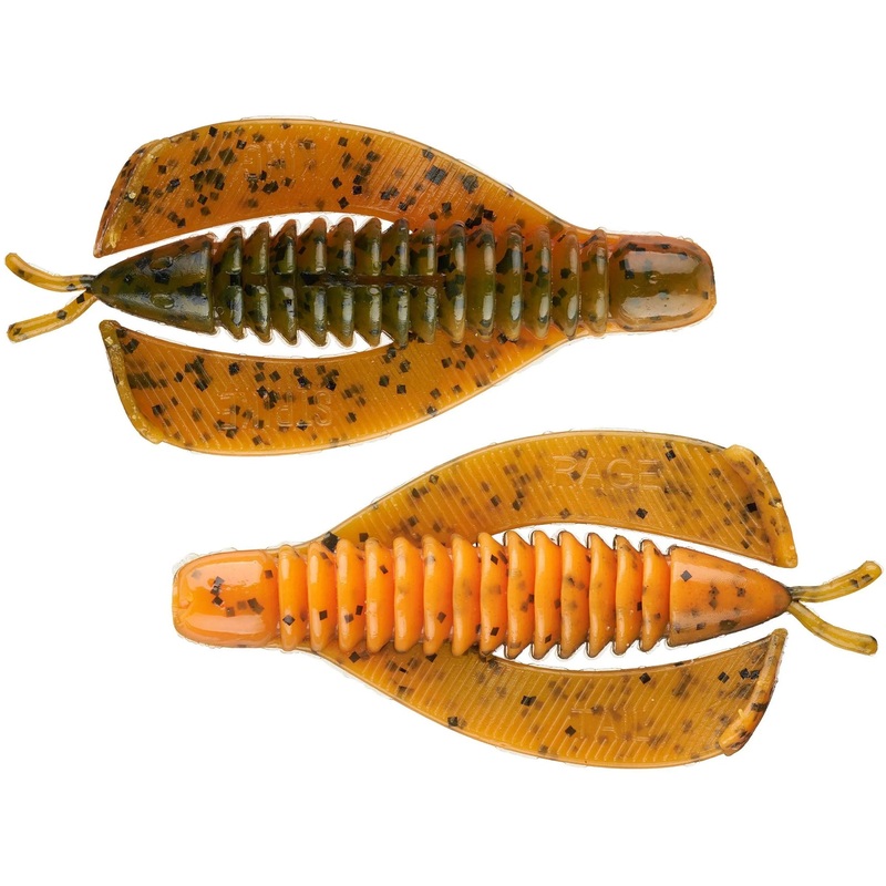 Strike King Rage Hawk Creature Bait – 2.75 Inch Bama Craw – 2.75 inch – 9 pack