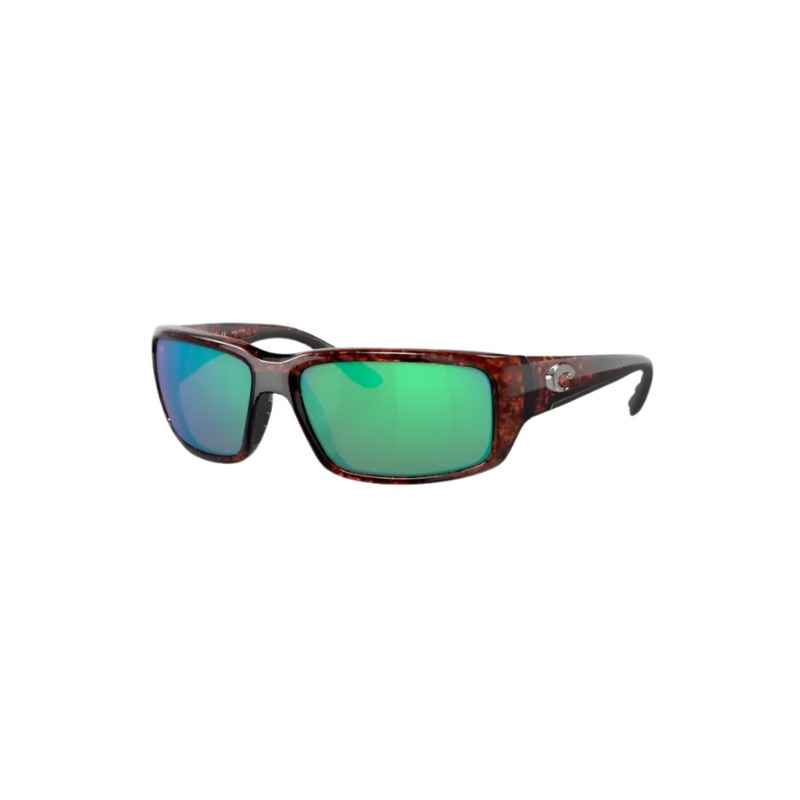 COSTA FANTAIL POLARIZED SUNGLASSES 10 TORTOISE GREEN MIRROR GLASS (580G)