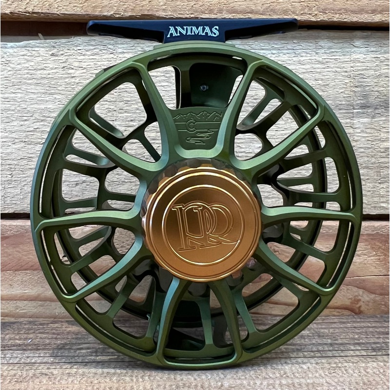 Ross Animas Fly Reel – 4/5 WT – Matte Olive – Made in USA 4/5 wt