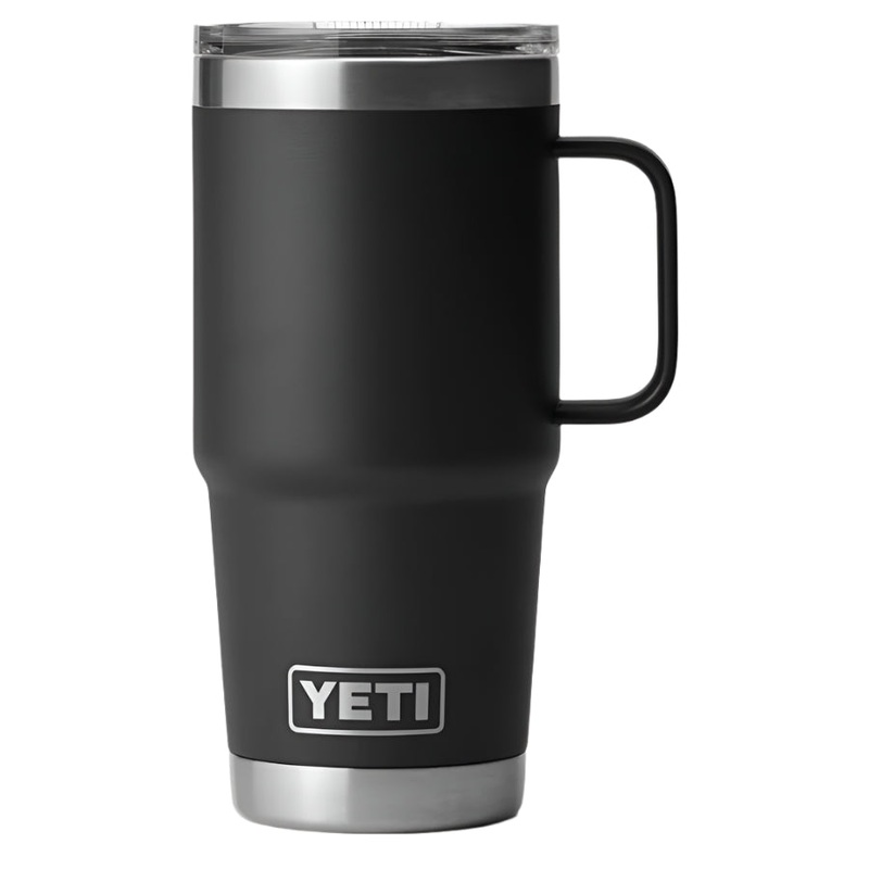 YETI RAMBLER 20 OZ TRAVEL MUG BLACK