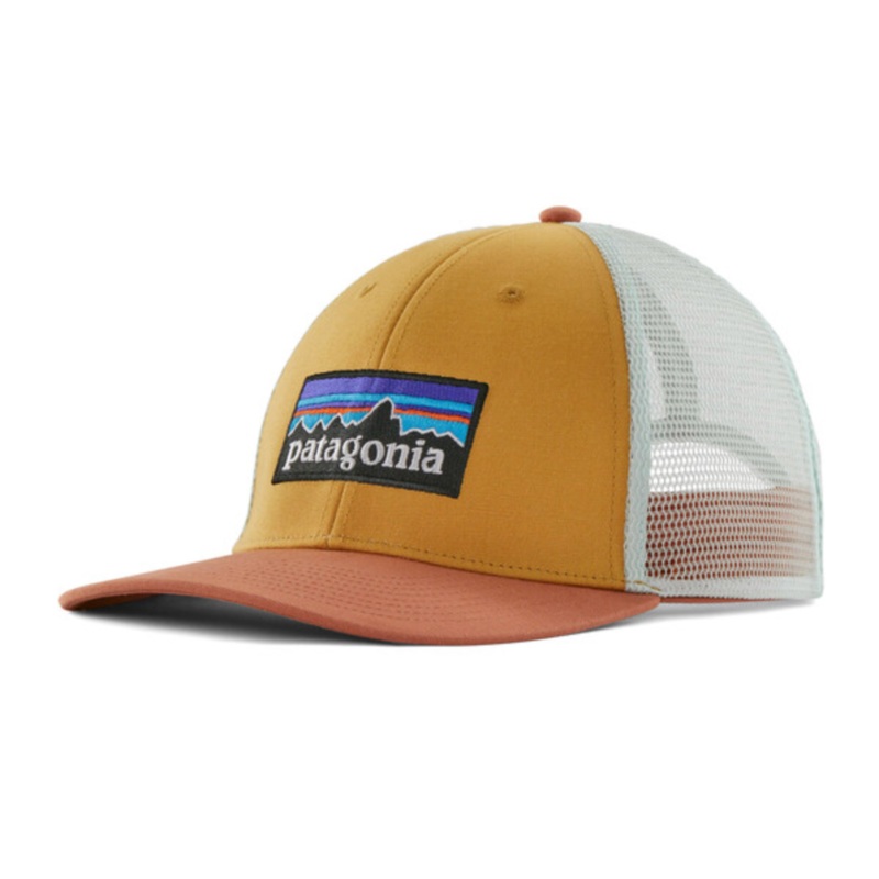 Patagonia P-6 Logo LoPro Trucker Hat – Pufferfish Gold