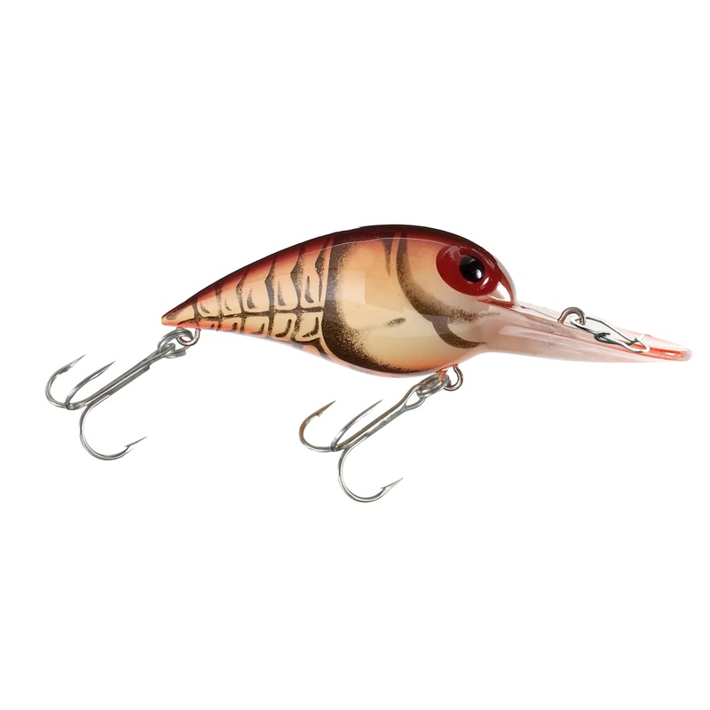 Storm Original Wiggle Wart Crankbait Orange Brown Craw 2″ / Depth: 7′-18′