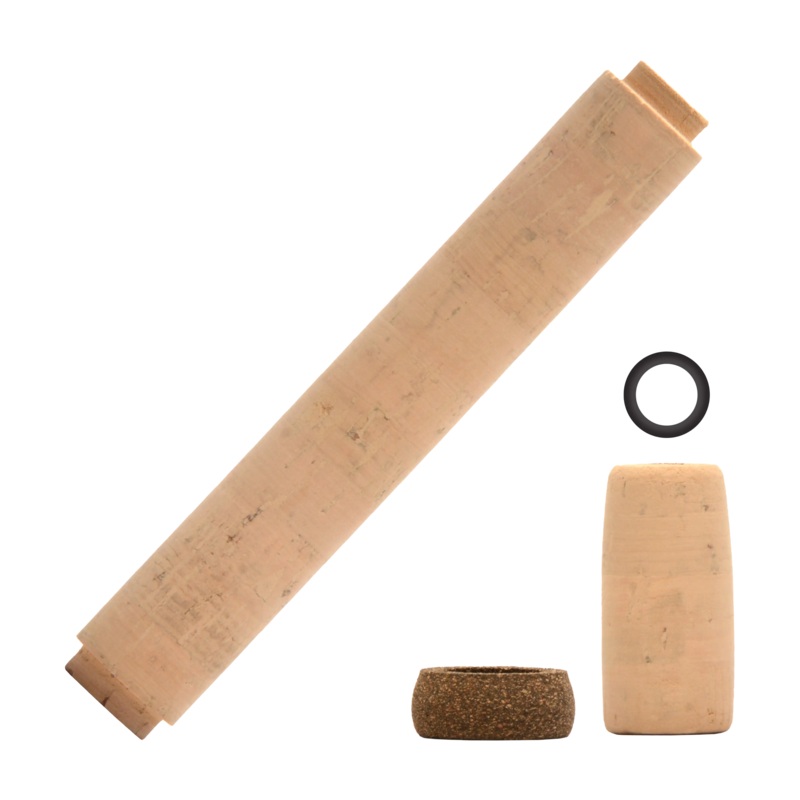 American Tackle Full Grip Kits for Casting Rods Cork 7 in. Rear | 2 in. Fore